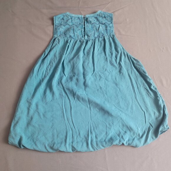 Wilfred Aritzia Tank Top Womens M Teal Blue Ecletar Hi Low Peasant Shirt Tribal - Picture 7 of 9